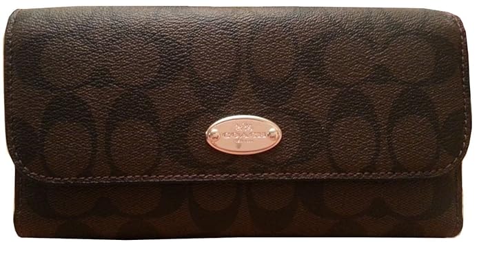 brown coach wallets
