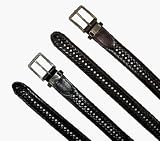 Nautica 1 1/4" Braided Leather Jean Belt