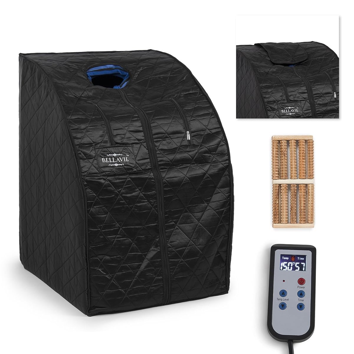 Bellavie Portable Therapeutic Infrared Sauna Spa XL FIR Full Body