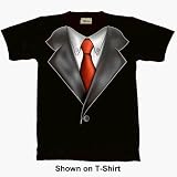 Executive Power Tie on Black Tuxedo - Tuxedos Premium T-Shirt