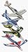 Creative Converting Fighter Pilot Paper Airplanes - 24 Count