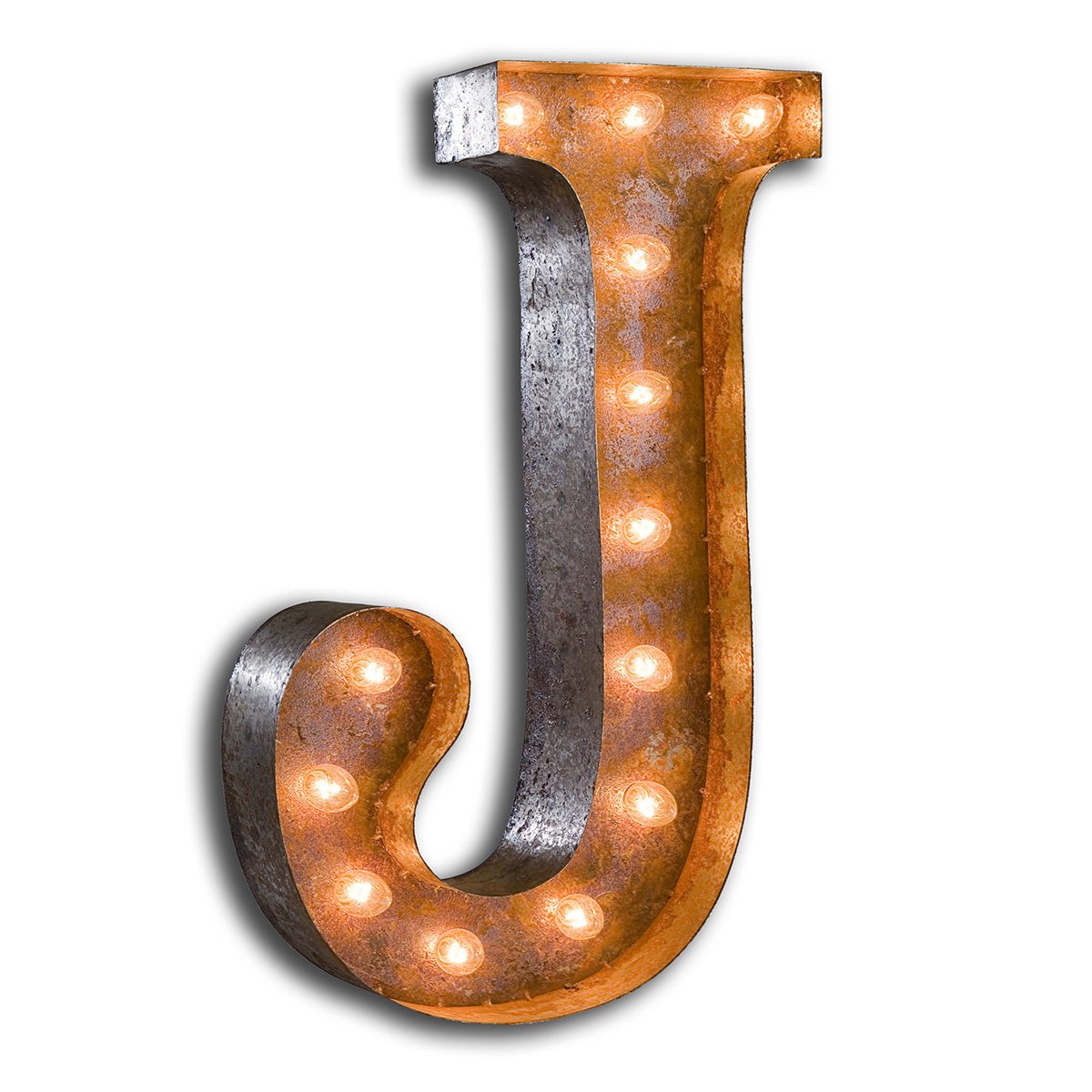 Letter J 24" Vintage Marquee Lights The ORIGINAL!