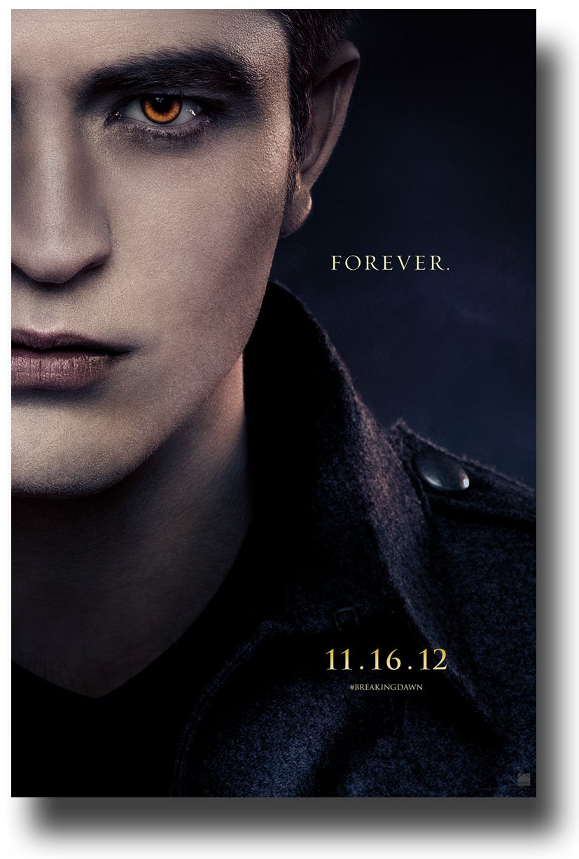 Poster:  Breaking Dawn Part II:  Edward Cullen [Robert Pattinson]