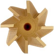 Niagara Cutter CH126 Single Angle Shank Type Chamfering Cutter, High Speed Steel, Uncoated (Bright), Weldon Shank, 60 Degree Angle, 1" Cutter Diameter, 10 Tooth, 7/16" Width