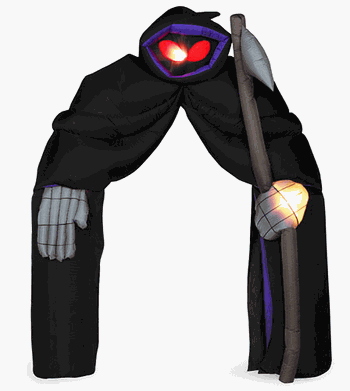 Giant Halloween Grim Reaper Inflatable Archway