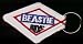 Beastie Boys License To Ill Logo Embroidered Fabric Keychain Image