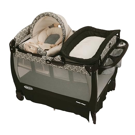 Best Pack and Play Reviews - Graco Pack 'n Play Playard Along with Cuddle Cove Rocking Seat, Rittenhouse
