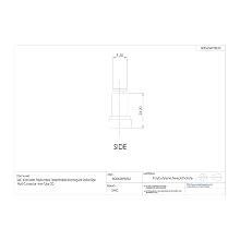 SMC KDM Series Polybutylene Terephthalate Rectangular Socket Side Multi-Connector, 4mm Tube OD