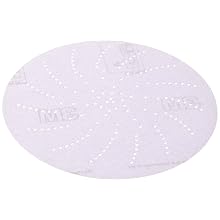 3M Clean Sanding Disc 360L, Film, Hook and Loop Attachment, Aluminum Oxide, 5" Diameter, P220 Grit (Pack of 100)