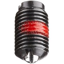 Jergens 10708 Steel Ball Plunger, Low Carbon Steel, 3/8-24 Thread