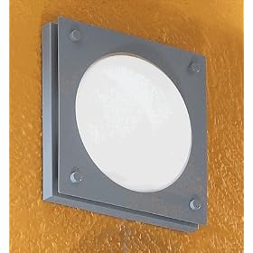 Eglo 83436A Mistral, Silver Frosted Opal, 1-Light Ceiling Light Fixture by Eglo