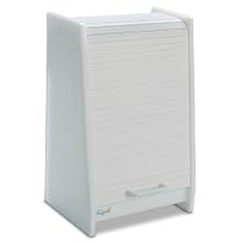 TrippNT 50259 HDPE Roll Top Locking Workstation, 8 Compartments, Small, 12" Width x 19" Height x 9" Depth