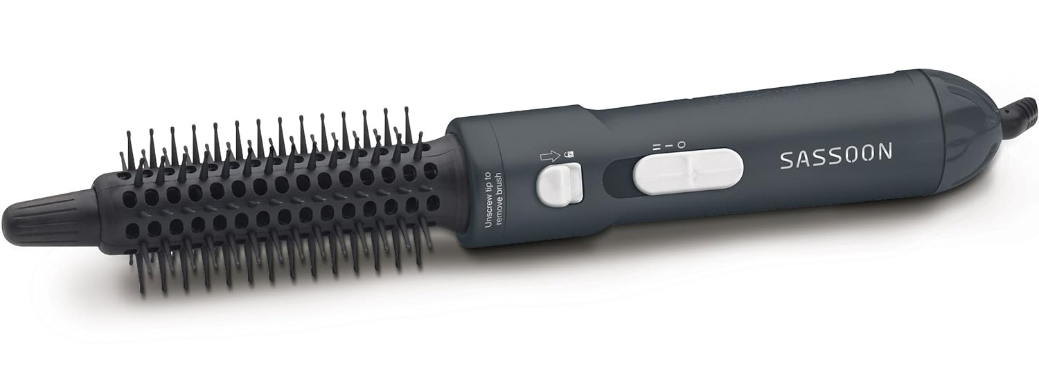 VIDAL SASSOON LADIES TANGLE FREE HOT AIR STYLER TONG BRUSH 200W