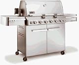Weber 2780001 Summit S-670 Grill, Propane, Stainless Steel