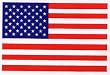 American Flag - On Clear Background (Stripes are Clear) - Sticker / Decal