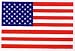 American Flag - On Clear Background (Stripes are Clear) - Sticker / Decal