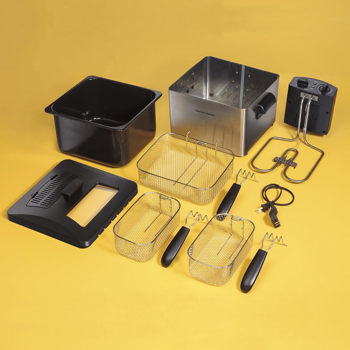 Hamilton Beach Electric Deep Fryer, 4.5Liter Oil Capacity (35034)