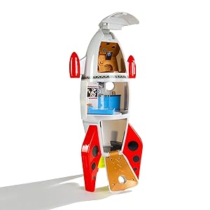 cp toys plastic space mission rocket ship