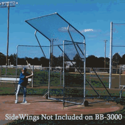 Jaypro Bb-3000 Portable Baseball Backstop - Without Side Wings