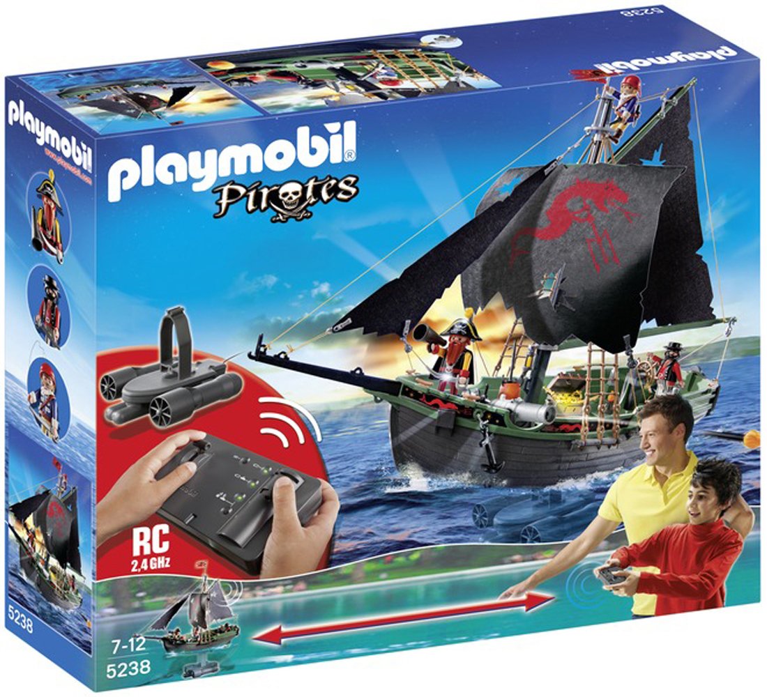 Playmobil 5238 Pirates RC Radio Controlled Pirate Ship inc figures
