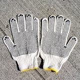 PVC Dots both sides Work Gloves, Wholesale: 1 box of 300 pairs