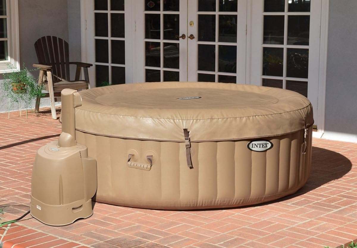 Intex 77in PureSpa Portable Bubble Massage Spa Set