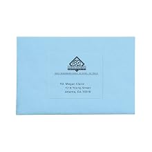 Avery Clear Easy Peel Shipping Labels for Laser Printers, 3.33 x 4 Inches, 60 Labels (15664)