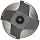 Union Butterfield T400 High Speed Steel Core Drill Bit, Black Oxide Finish, Morse Taper Shank, Spiral Flute, 118 Degree Point Angle, 1 1/8"