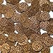 Round Sequin 15mm Copper Metallic Sparkle Glitter Texture Couture Paillettes