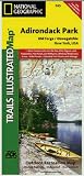 National Geographic TI00000745 Map Of Adirondack Park - New York
