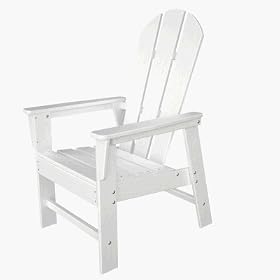 Polywood GNDSH16WH - Original Adirondack Chair - White by