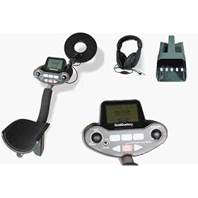 Pro Color Metal Detector Kit with Headphones Sand Scoope and Color LCD and High Sensibility by Gold Century