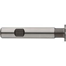 Niagara Cutter CVS130 Convex Radius Shank Type Cutter, High Speed Steel, Uncoated (Bright), Weldon Shank, 3/4" Cutter Diameter, 6 Flutes, 1/32" Radius