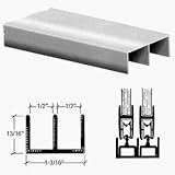 C.R. LAURENCE 3255025 CRL Brite Silver Extra Depth Aluminum Upper Channel
