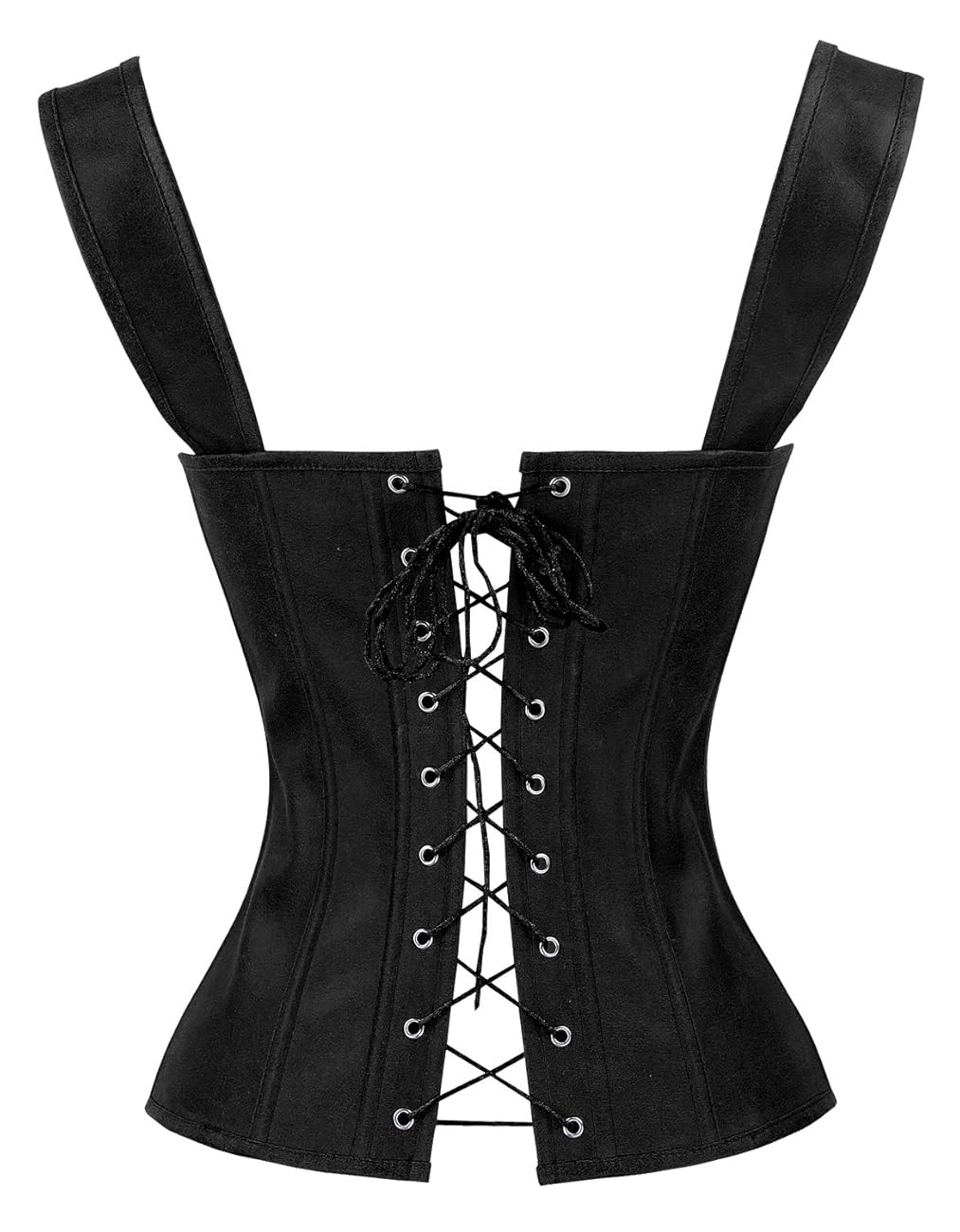 Charmian Women's Renaissance Lace Up Vintage Boned Bustier Corset with
