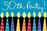 Great Birthday Invitation Z-Fold, 50Th (6pks Case)