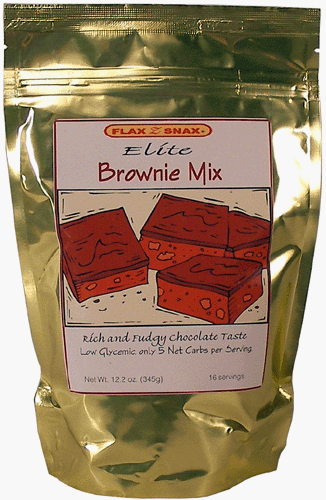 Flax Z Snax Elite Brownie Mix by Flax Z Snax