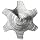 Union Butterfield 4587 High-Speed Steel Taper Pin Reamer, Straight Flute, Round With Square End Shank, Uncoated (Bright) Finish
