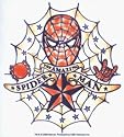 Spider-Man - Retro Tattoo Style Amazing Spiderman Logo - Sticker / Decal with Clear Background