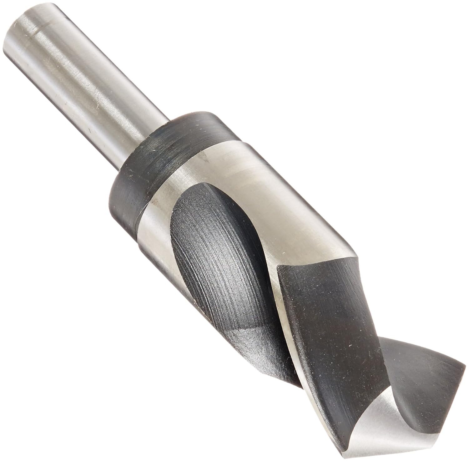 Michigan Drill 303 Series High-Speed Steel Reduced Shank Drill Bit, Round Shank, Spiral Flute, 118 Degrees Conventional Point, 25/32" Size (Pack of 1) 
Michigan Drill 303 Series High-Speed Steel Reduced Shank Drill Bit, Round Shank, Spiral Flute, 118 Degrees Conventional Point, 25/32" Size (Pack of 1)