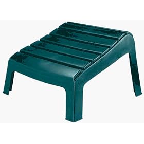 ADAMS MFG CO 8380-16-3700 GRN Adirondack Ottoman by Adirondack Furniture