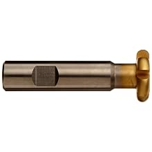 Niagara Cutter CVS130 Convex Radius Shank Type Cutter, High Speed Steel, TiN Coated, Weldon Shank, 1-5/16" Cutter Diameter, 6 Flutes, 5/32" Radius
