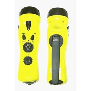 Sona FL3134 4 In 1 Hand Crank LED Flashlight and Radio by 
