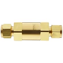 Parker F Series Brass Instrumentation Filter, CPI Compression Fitting