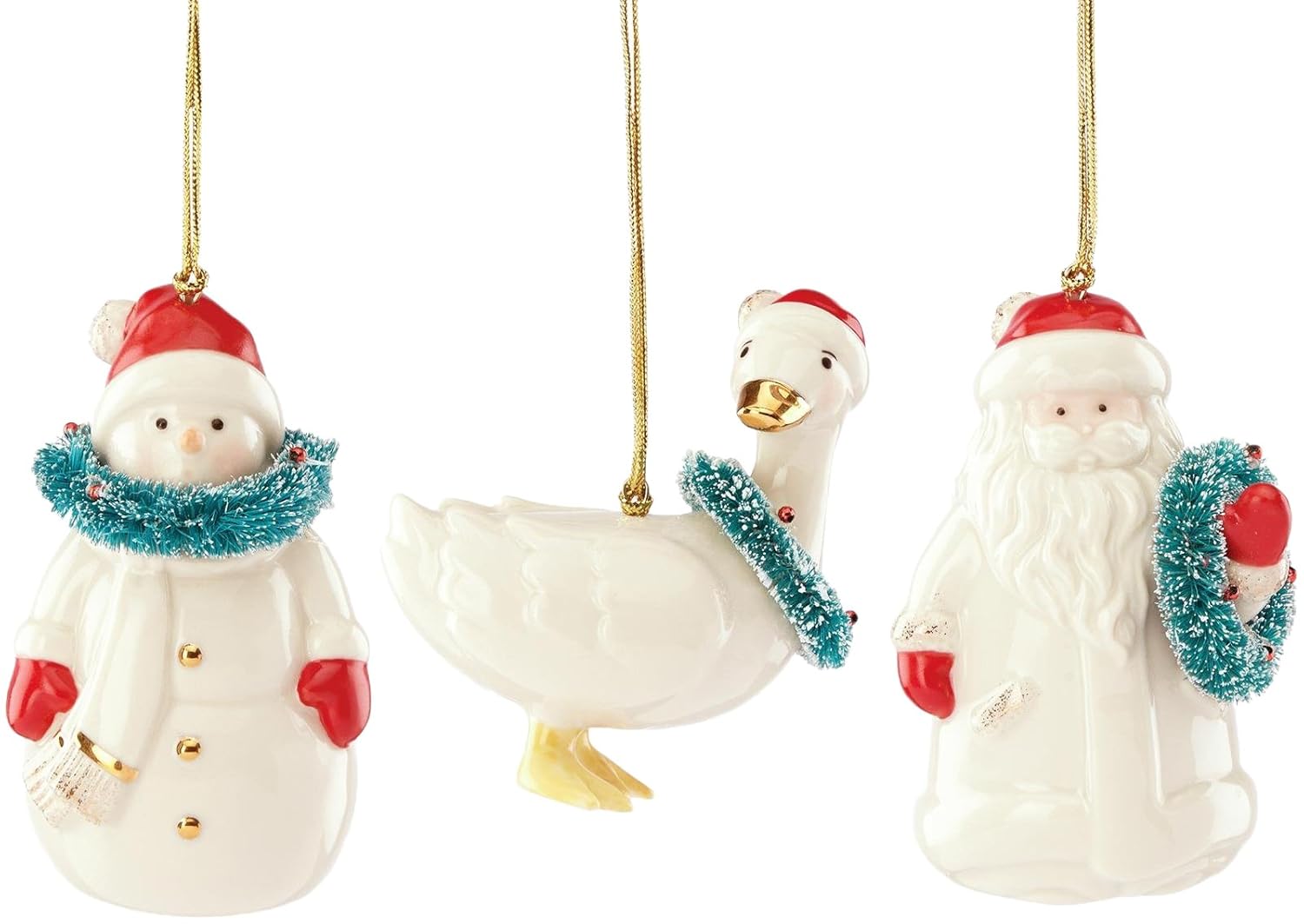 Lenox bell ornament Set 3 Lenox Christmas Ornaments $17.60 (regularly $60)!