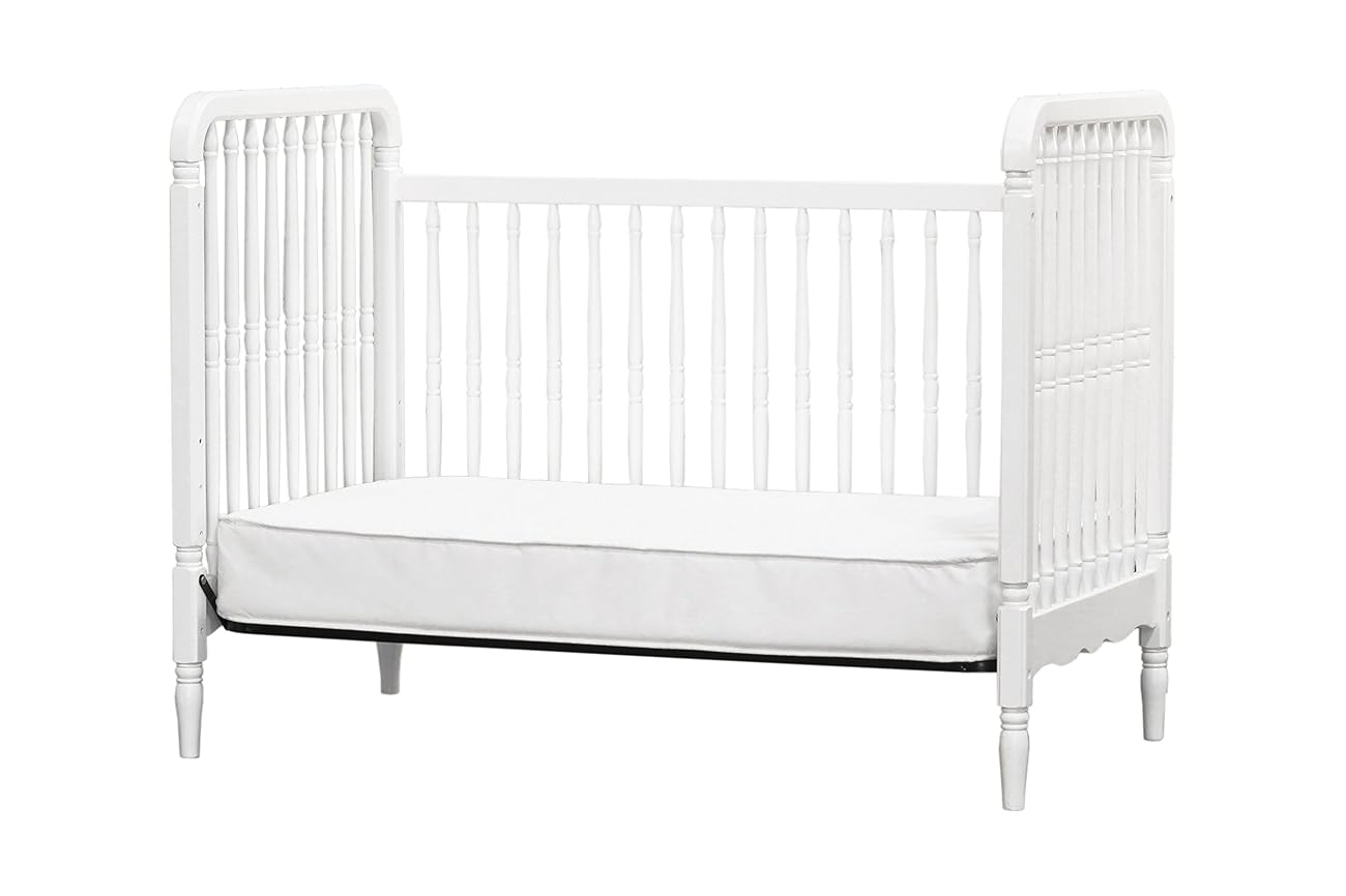 Million Dollar Baby Classic Liberty 3In1 Convertible Crib With Toddler Bed Conversion Kit, White