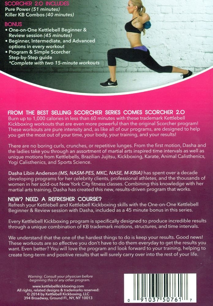 Amazon.com: Kettlebell Kickboxing: Scorcher 2.0: Dasha Linden ...