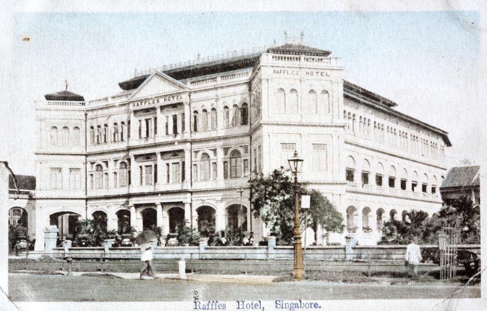 Raffles Hotel Singapore opened in 1887 Giclee print, Hotel