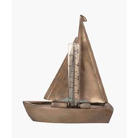 HEN-FEATHERS SAILBOAT RAIN GUAGE 92308HRGB by Hen-Feathers