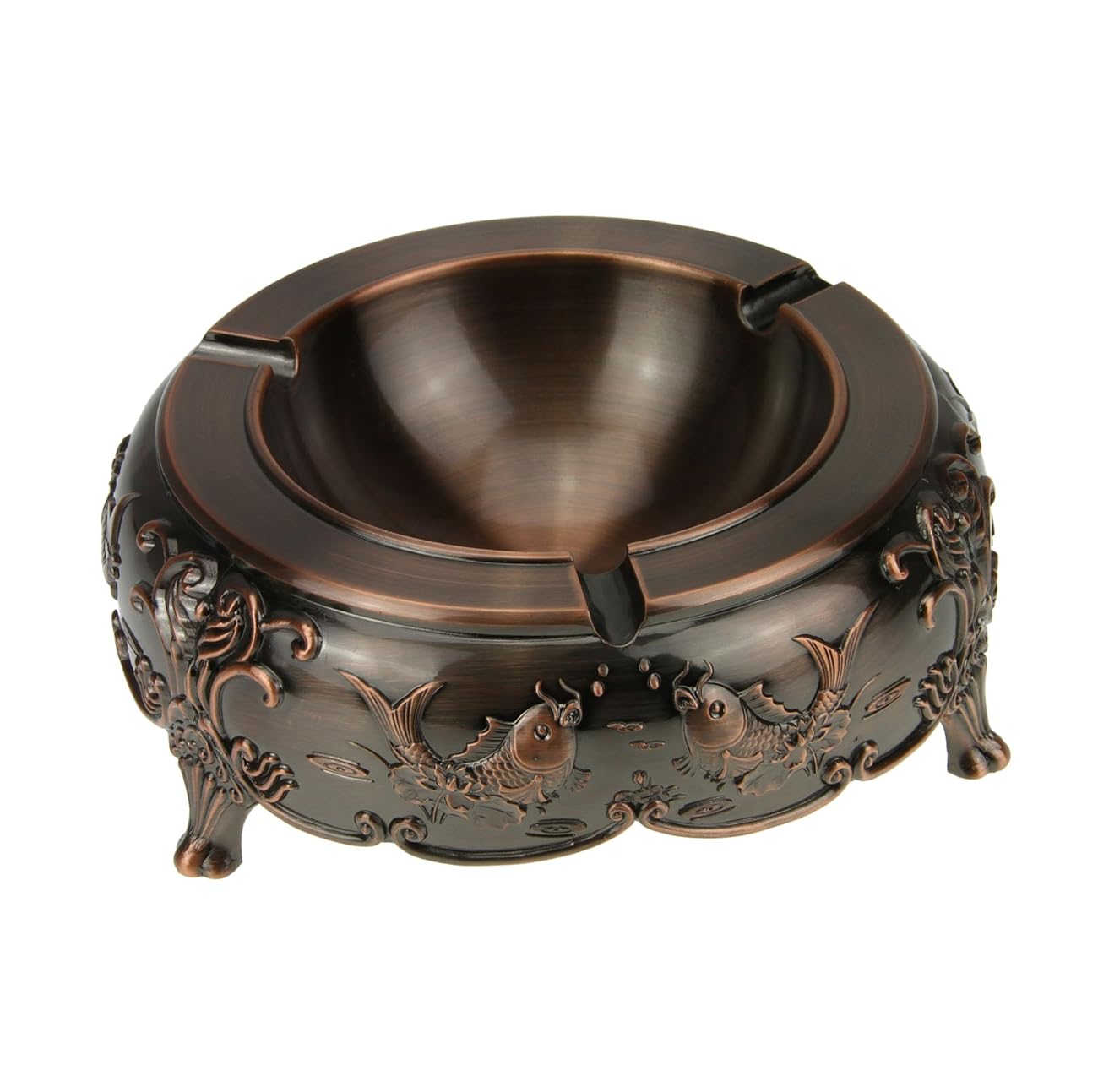 Liying Cigarette Ashtrays for Indoors and Outdoors Vintage Look, Round